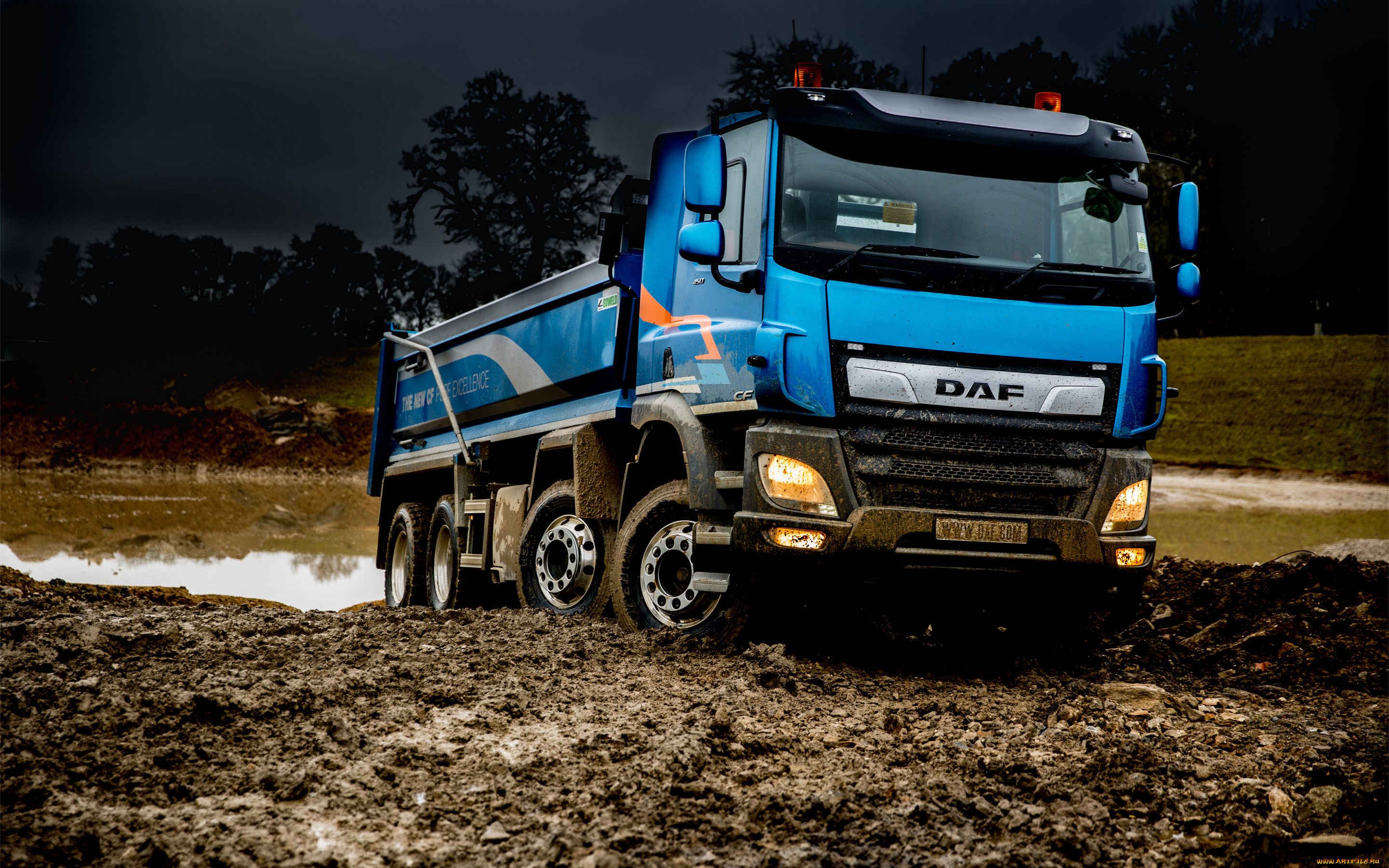 daf cf , 2018, , daf, , 6, , , 8x4, euro, tipper, truck, offroad, cf